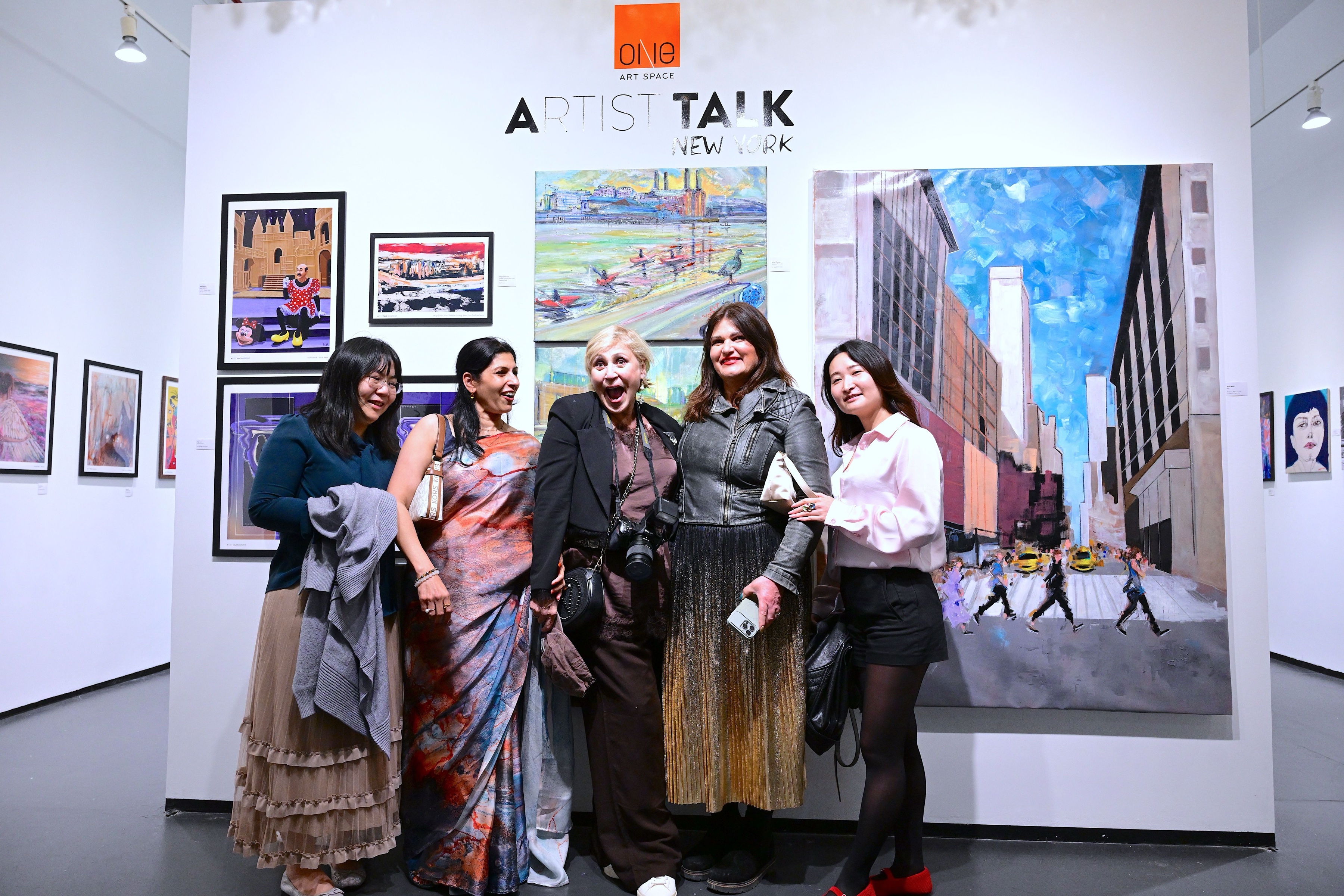 Exhibition room with Rhytara artwork